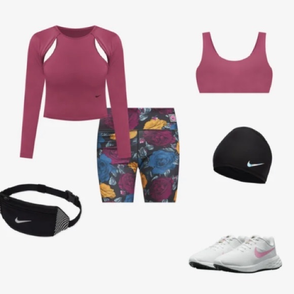 🆕 Nike One Icon Clash Women's 7" Mid-Rise Printed Training Shorts, Size Small - Picture 11 of 16